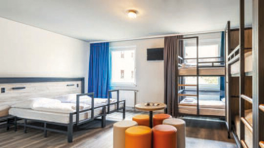 2 Klassenfahrt Berlin a&oBerlinHauptbahnhof Mehrbettzimmer