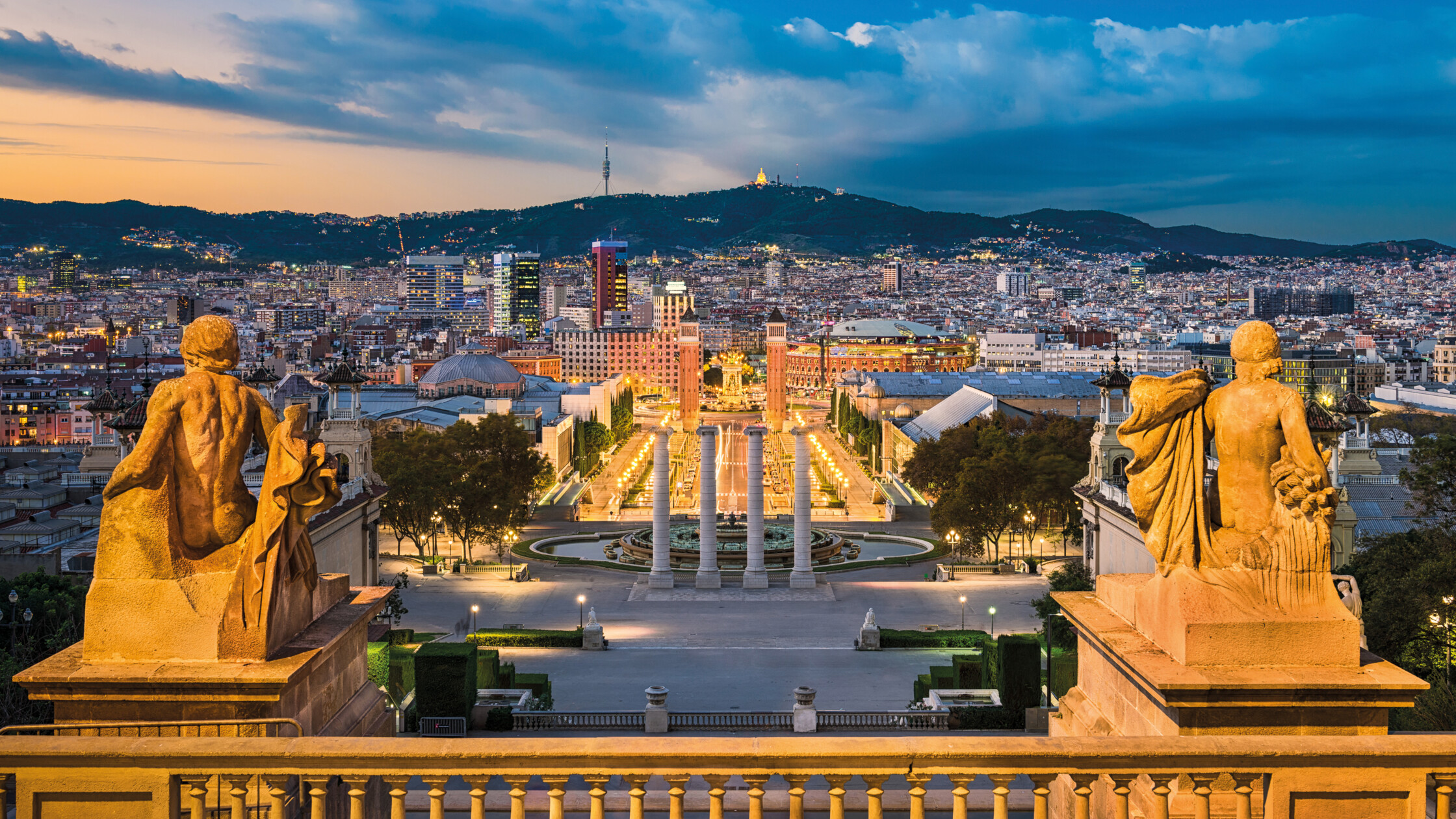 Der "Magische Brunnen" am Montjuic