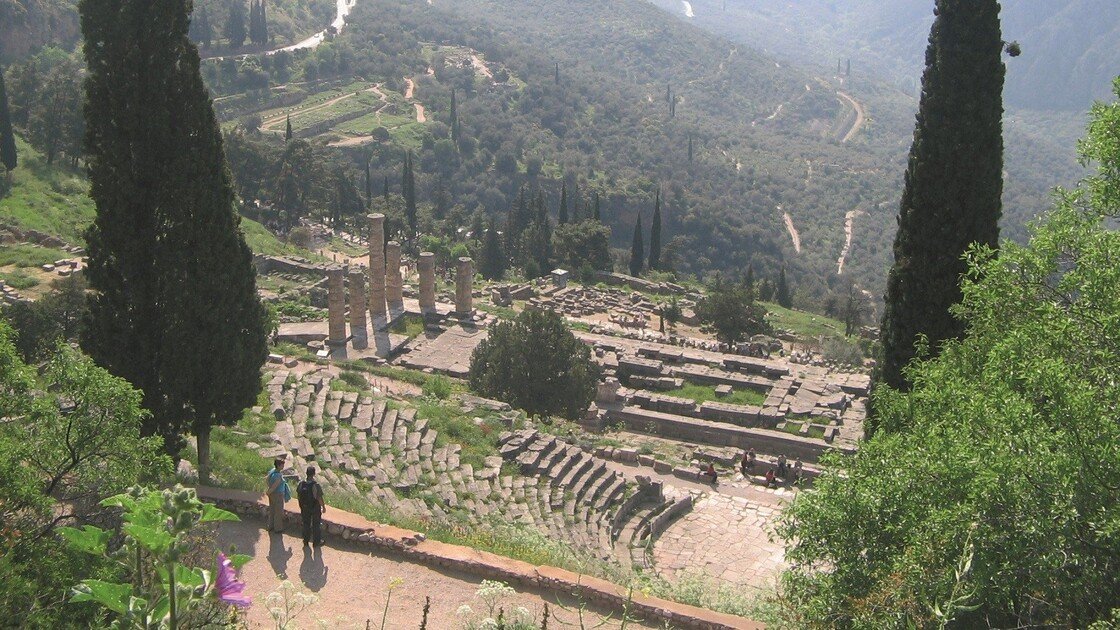 Blick auf Delphi