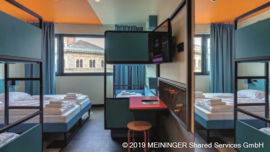 3 Klassenfahrt Budapest MEININGERBudapestGreatMarketHall Mehrbettzimmer