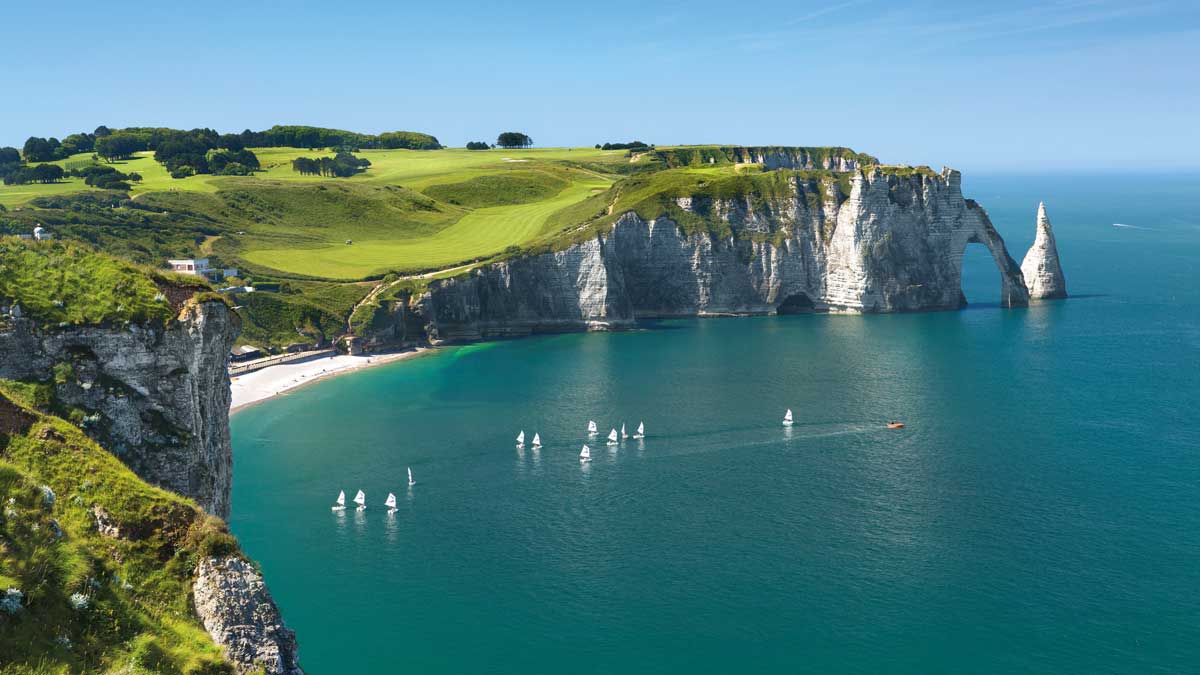 Normandie Kreidefelsen